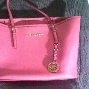 Hot pink Michael Kors bag